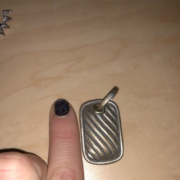 David Yurman dog tag necklace charm - Picture 8 of 8